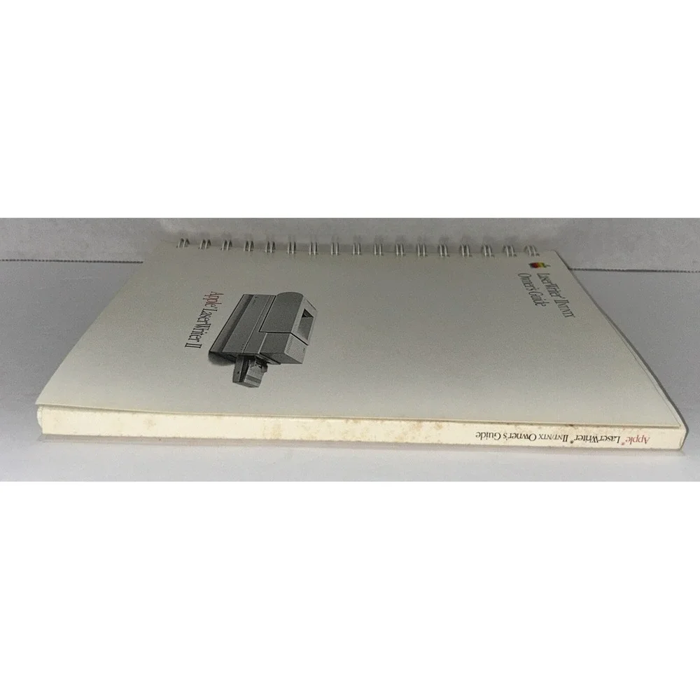 Macintosh LaserWriter IINT/NTX Owner's Guide 1988 Apple Collector‎ Vintage
